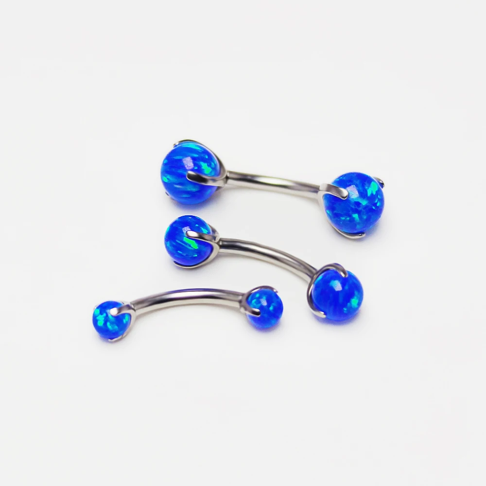 F136 Titanium Opal Eyebrow Pie - Eyebrow Curved Barbell review and price