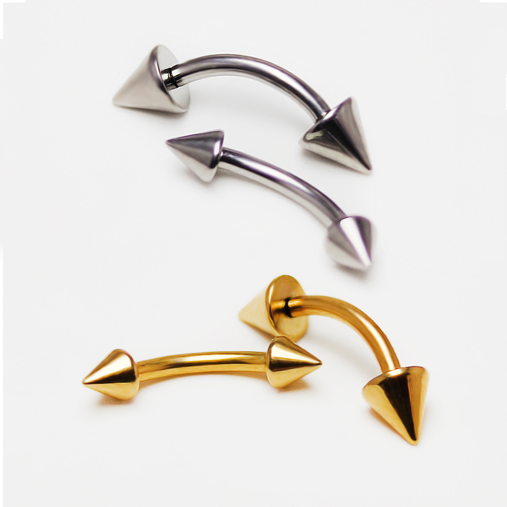 F136 Titanium Piercing 3-5mm O - Eyebrow Curved Barbell review and price