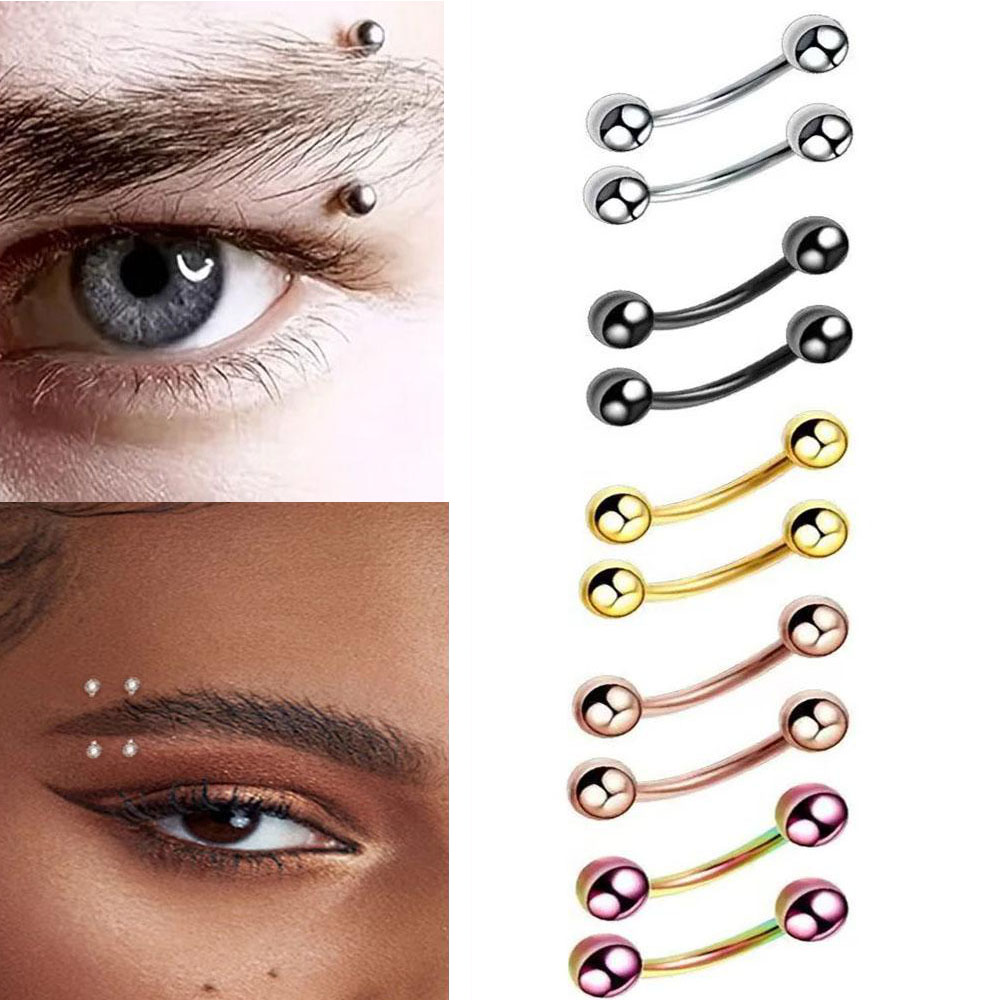 20 Pcs/Lot 16G Stainless Steel - Eyebrow Curved Barbell review and price