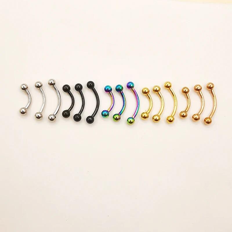 20 Pcs/Lot 16G Stainless Steel - Eyebrow Curved Barbell review and price