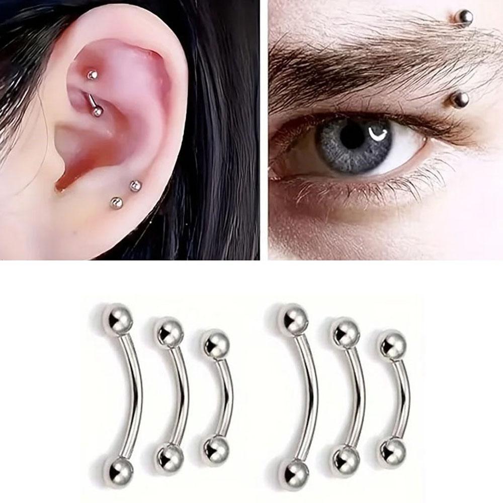 20 Pcs/Lot 16G Stainless Steel - Eyebrow Curved Barbell review and price