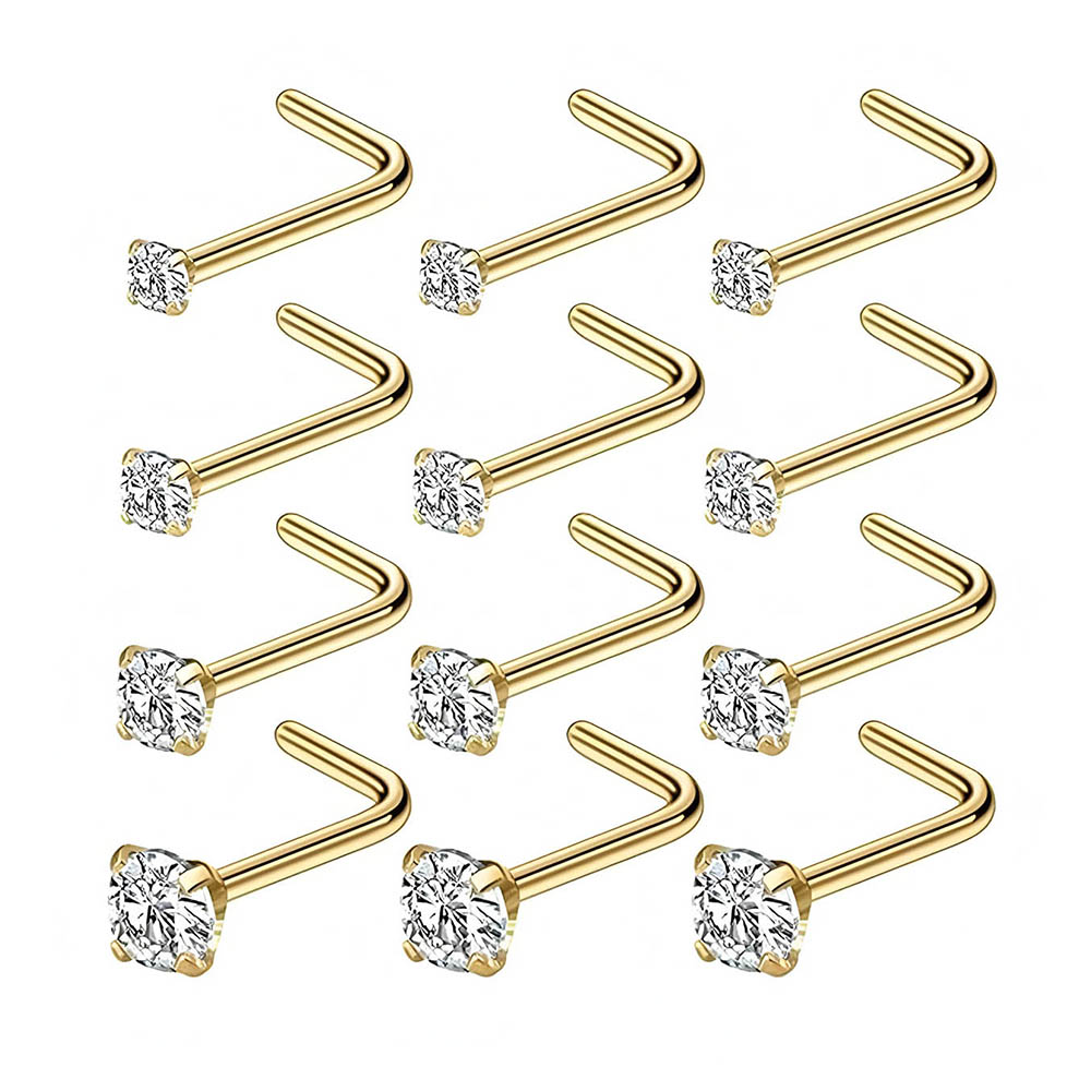 12-Piece Full Set 316L Hypoall - Body Jewelry Hypoallergenic review and price
