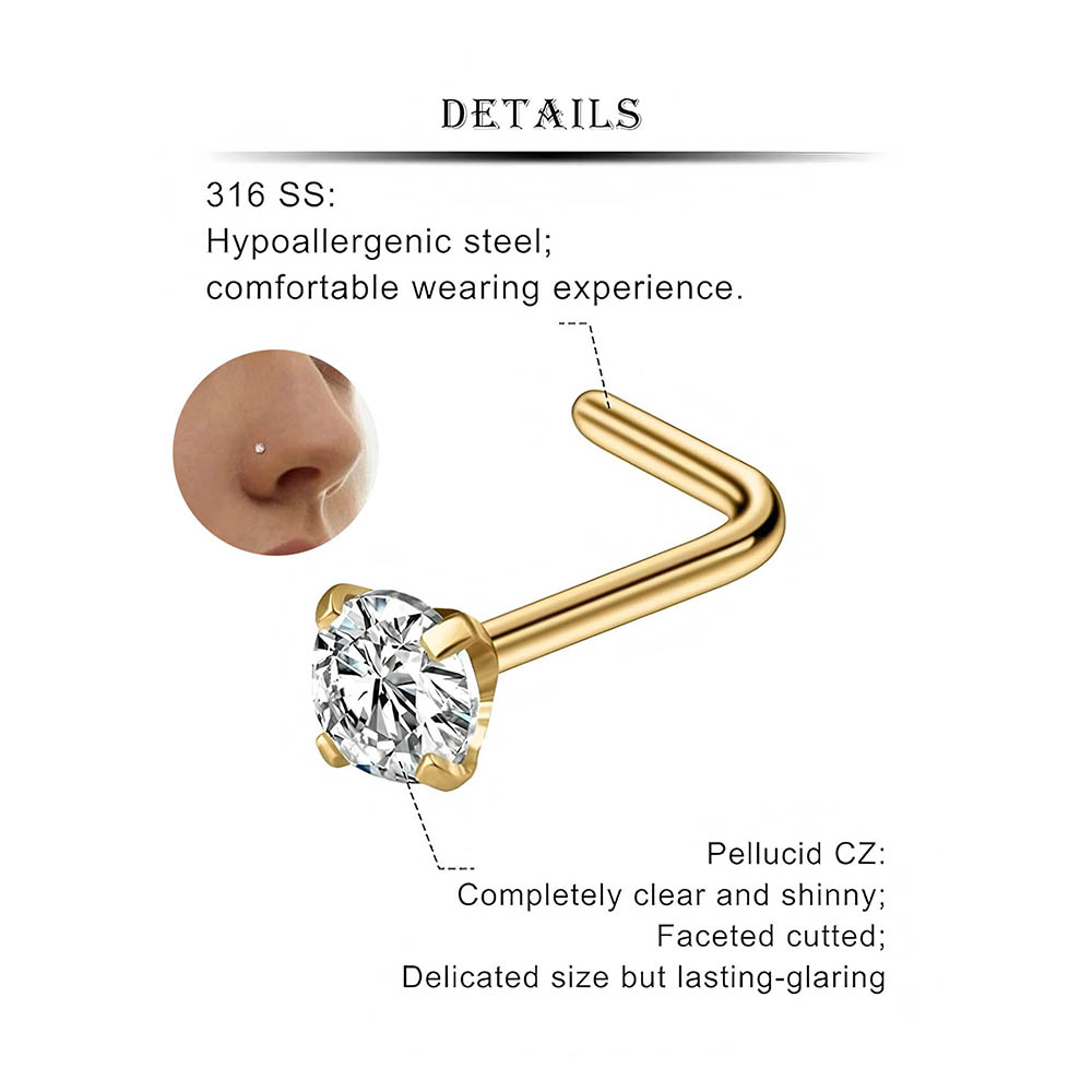 12-Piece Full Set 316L Hypoall - Body Jewelry Hypoallergenic review and price